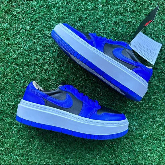 Nike Air Jordan 1 Elevate Low Black / Hyper Royal - Picture 4 of 9